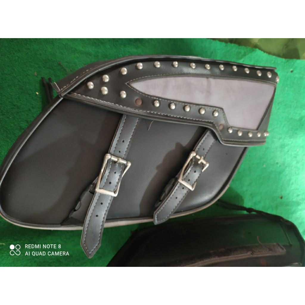 tas samping motor atau saddlebag harley davidson
