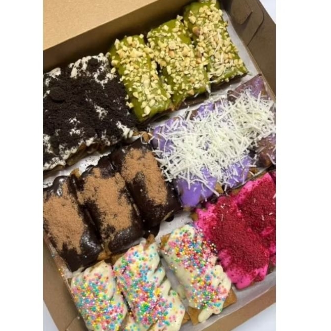 

(KHUSUS INSTAN) Lumpia Ubi Coklat Lumer isi 5pcs