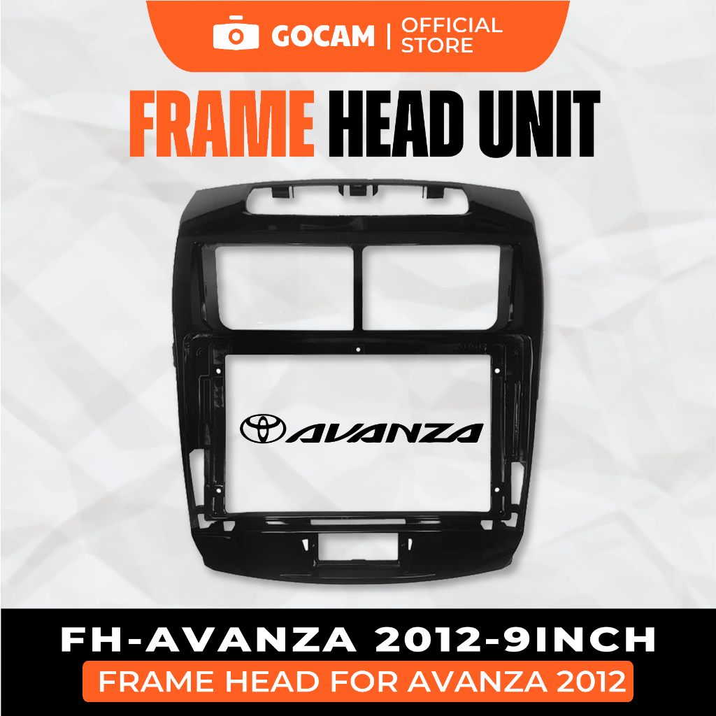 [COD] GOCAM Frame Android Head Unit Android - Toyota Avanza 2012 9 Inch Include Soket
