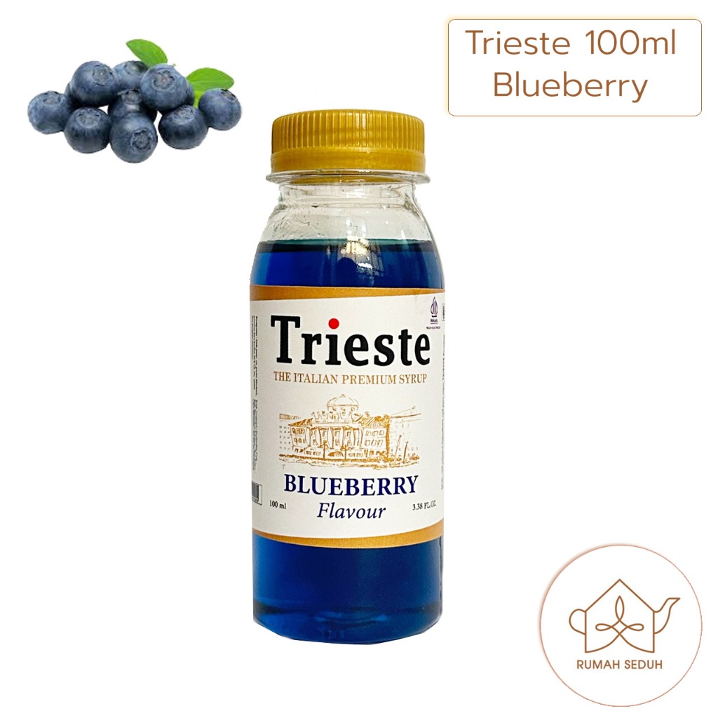 

100 mL Sirup Blueberry Trieste - Trieste Premium Blueberry Syrup