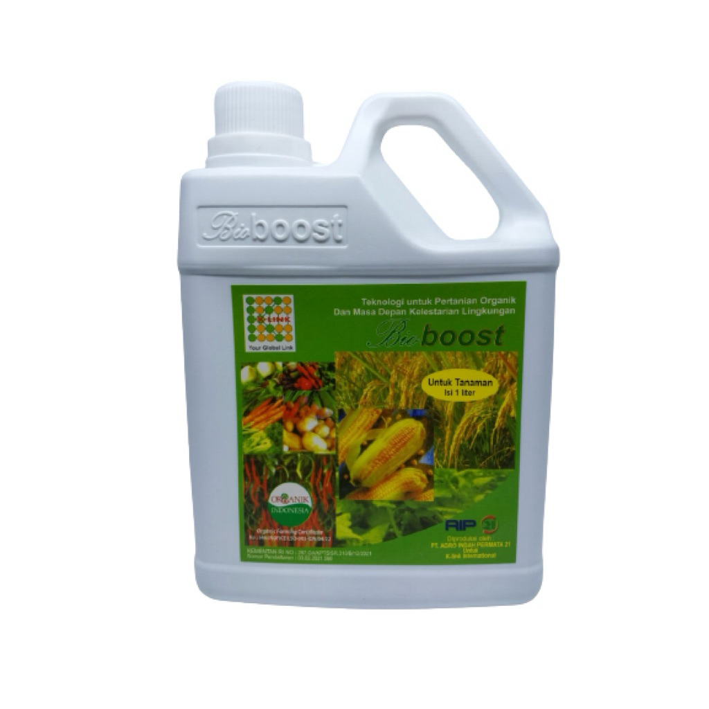 K-Link K-BioBoost Original (1 Liter) Pupuk Cair organik Hayati BioBoost pupuk pertanian, Tumbuhan da