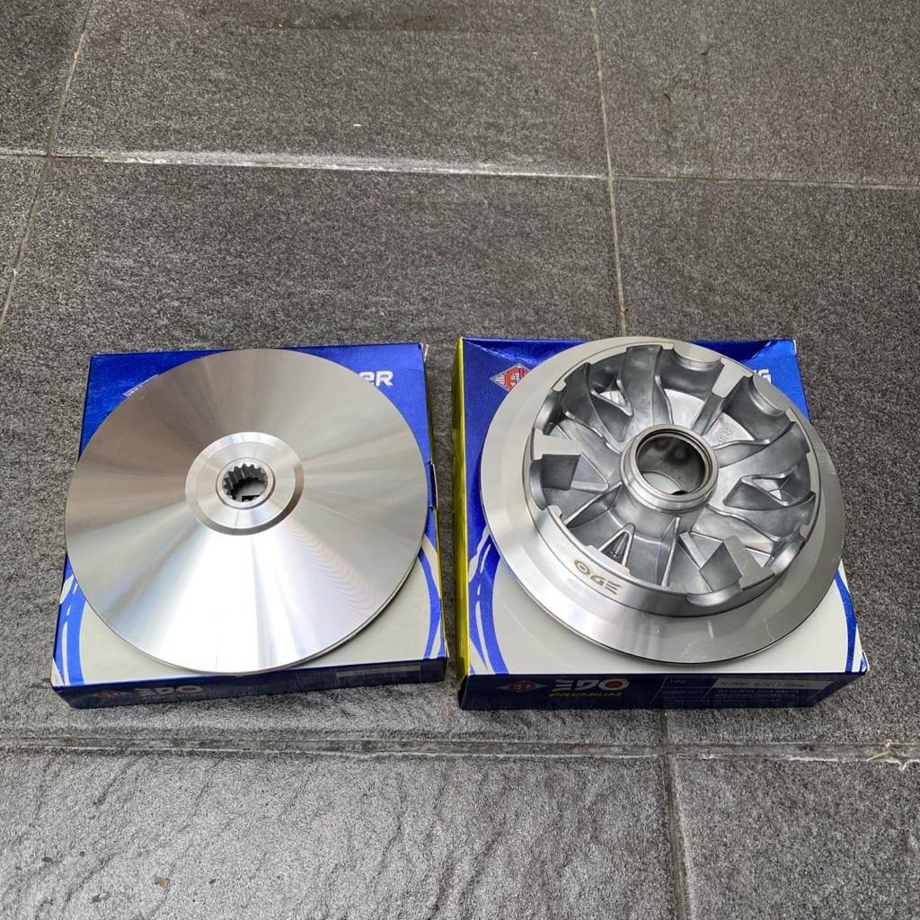 RUMAH ROLLER KIPAS RUMAH PULY PULLY EDO NMAX BIG 138MM KIPAS ROLLER DAN RUMAH ROLLER HARGA SATU SET