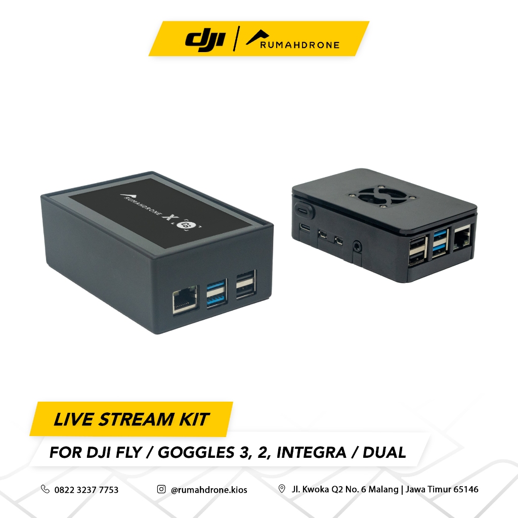 Alat Live Streaming Rumah Drone