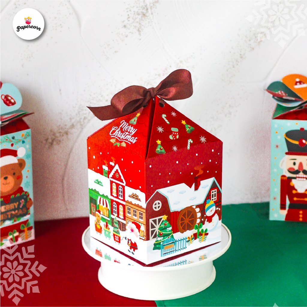 

10 Pcs Box natal-Jolly House 3 biggy 250gr Include pita + Free tag 12x12x13,5