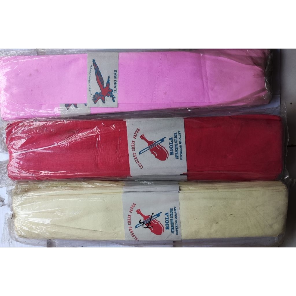 

Kertas Crepe warna-warni 25 pcs / pack