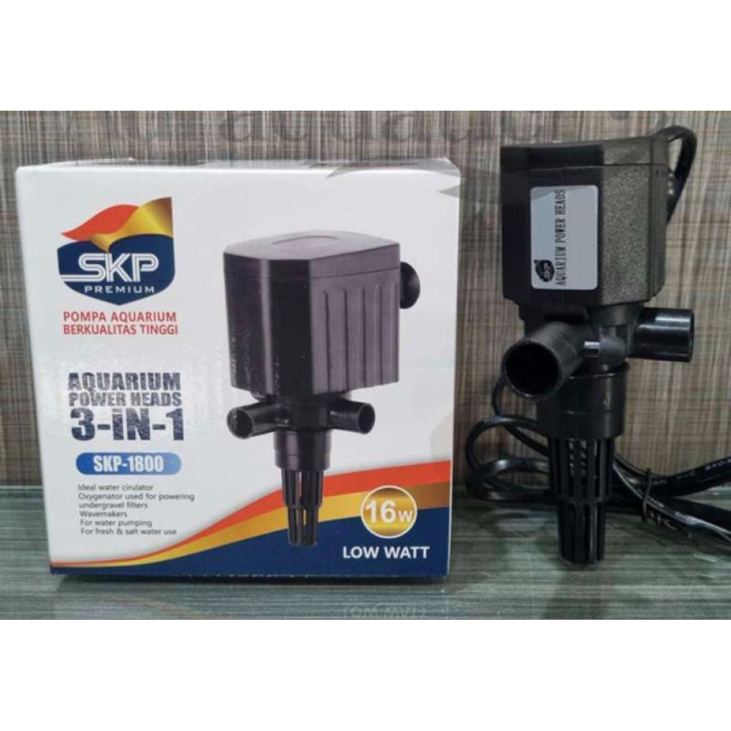 POWERHEAD POMPA AQUARIUM SKP 1800 16WATT TERBAIK LOW ENERGI