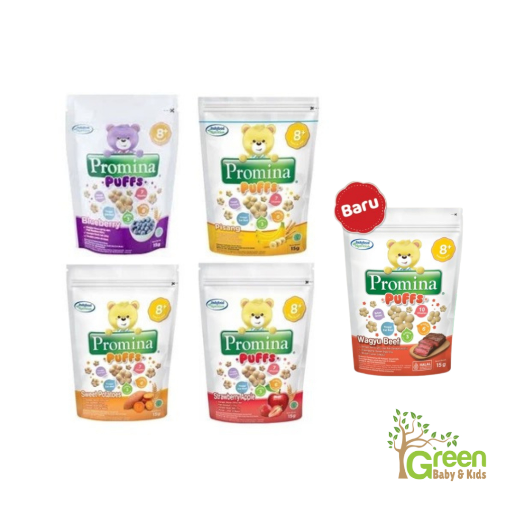 Promina Puff Snack Camilan Cemilan Bayi 8 Bulan+ 15gr