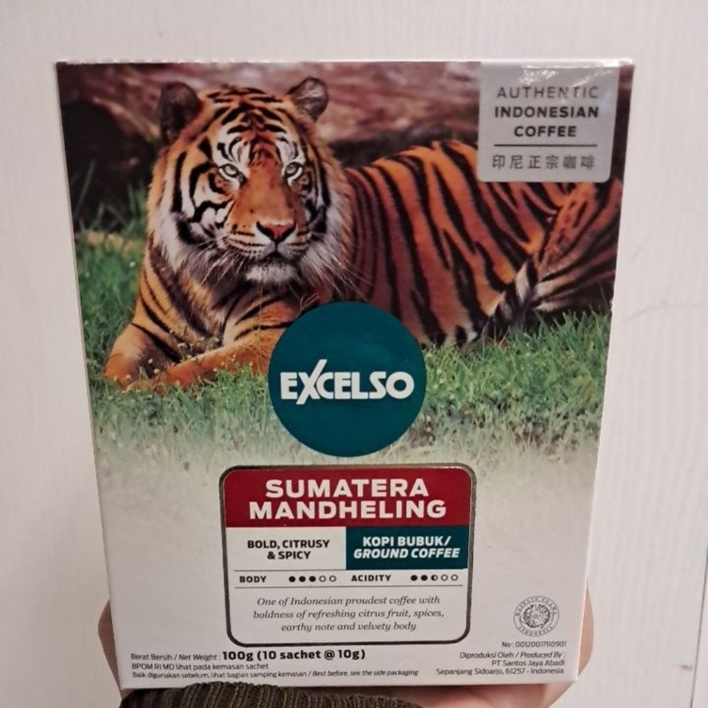 

Excelso Sumatera Mandheling grand box 100gr