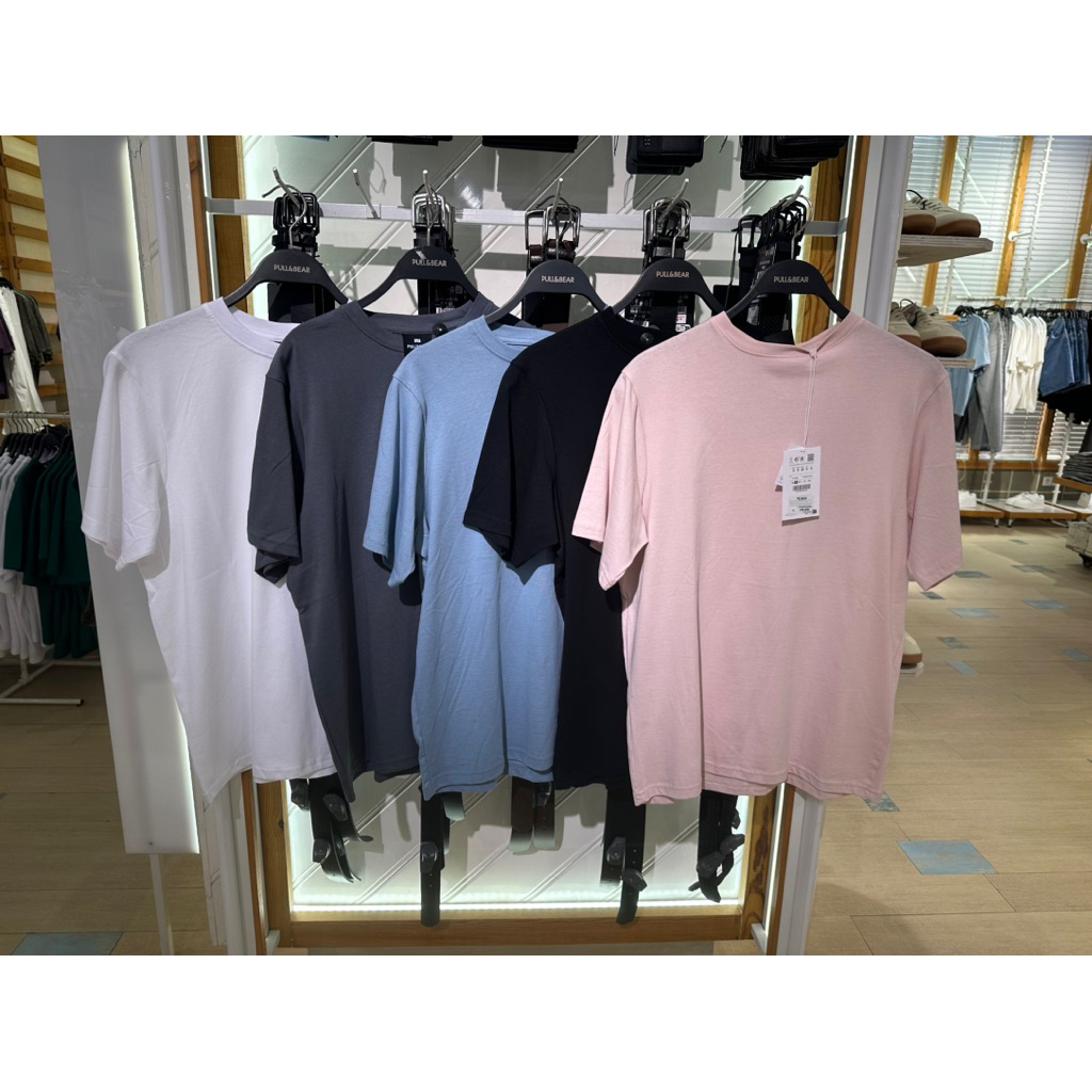 Kaos Polos Cowok Pull and Bear