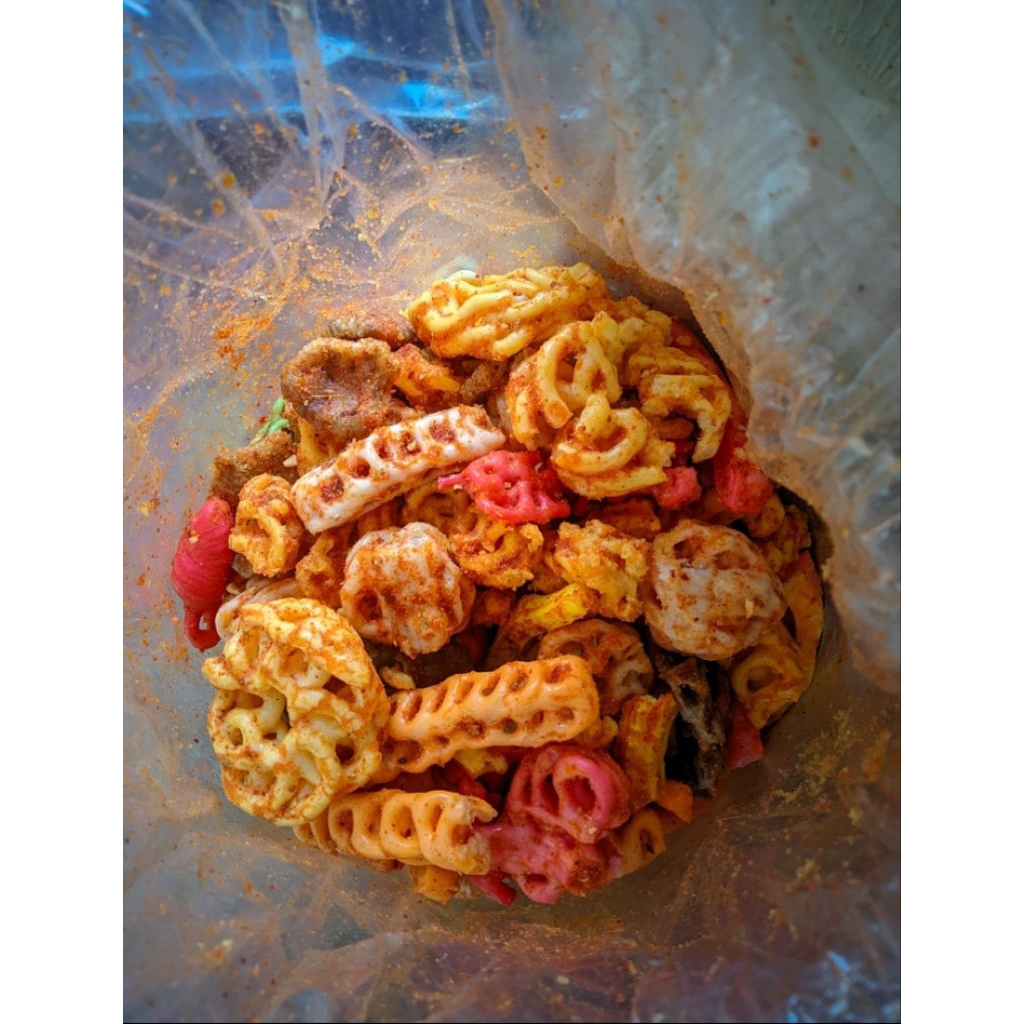 

Krupuk seblak mix pedas 250gr