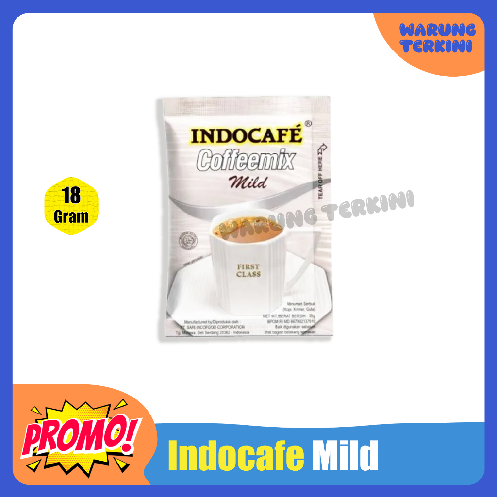 

Indocafe Coffeemix Mild 18gr | Minuman Serbuk Kopi