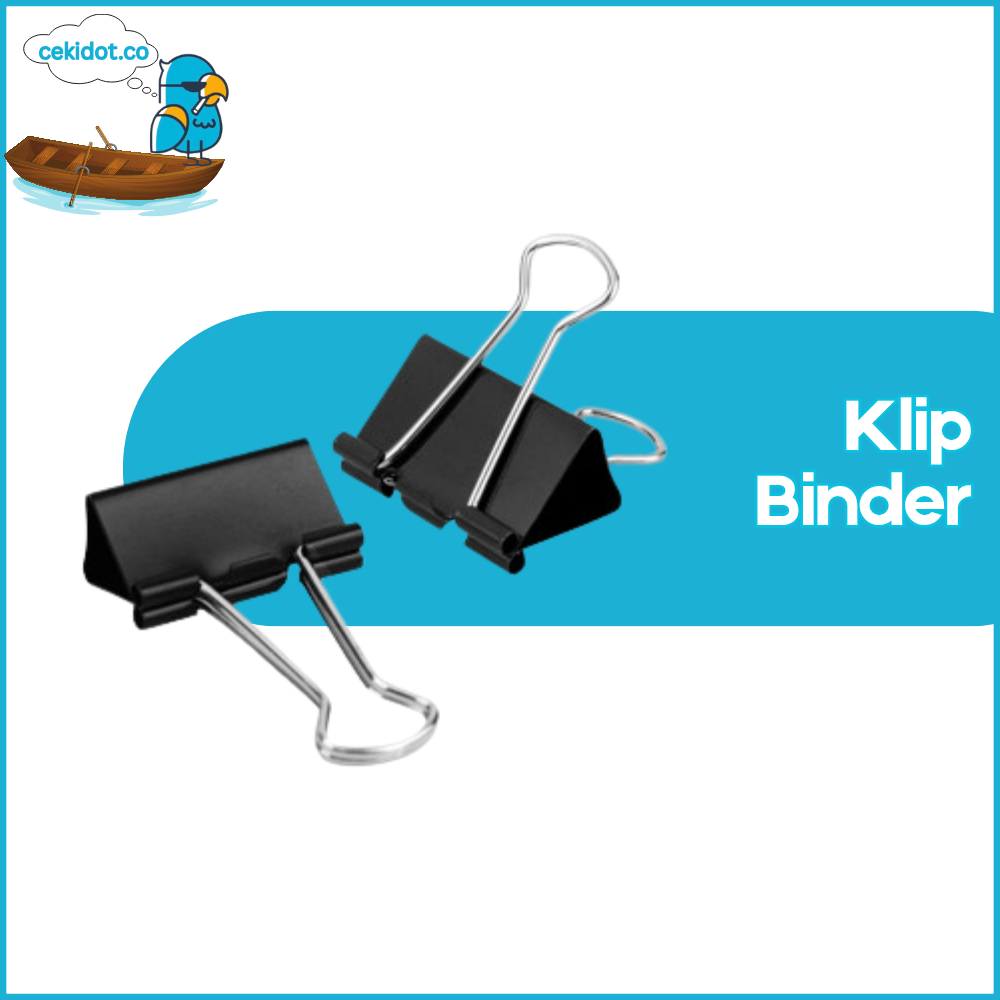 

Cekidot DELI046 Klip Binder / Binder Clip - Hitam&Black 24/Tube 32mm E8563A Y1685