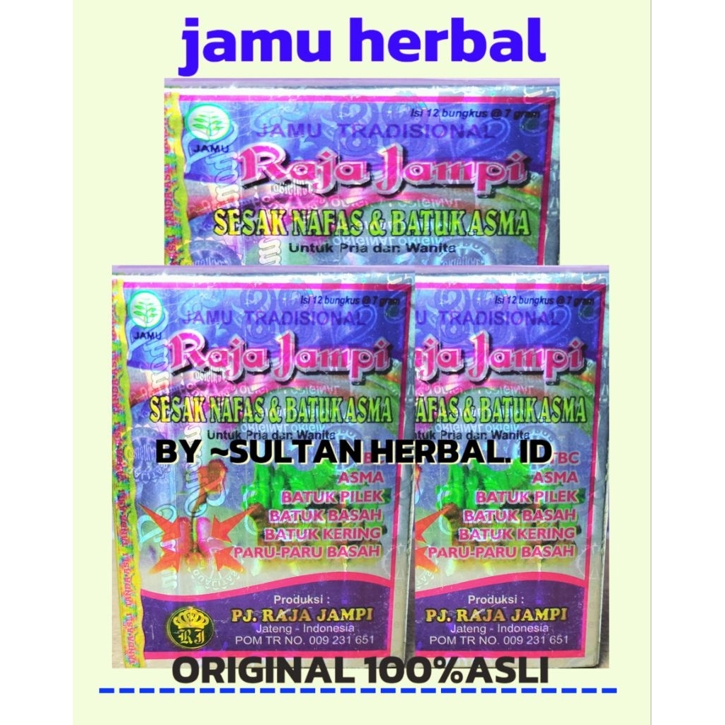 

RAJA JAMPI SERBUK ORI/ 12 sacet