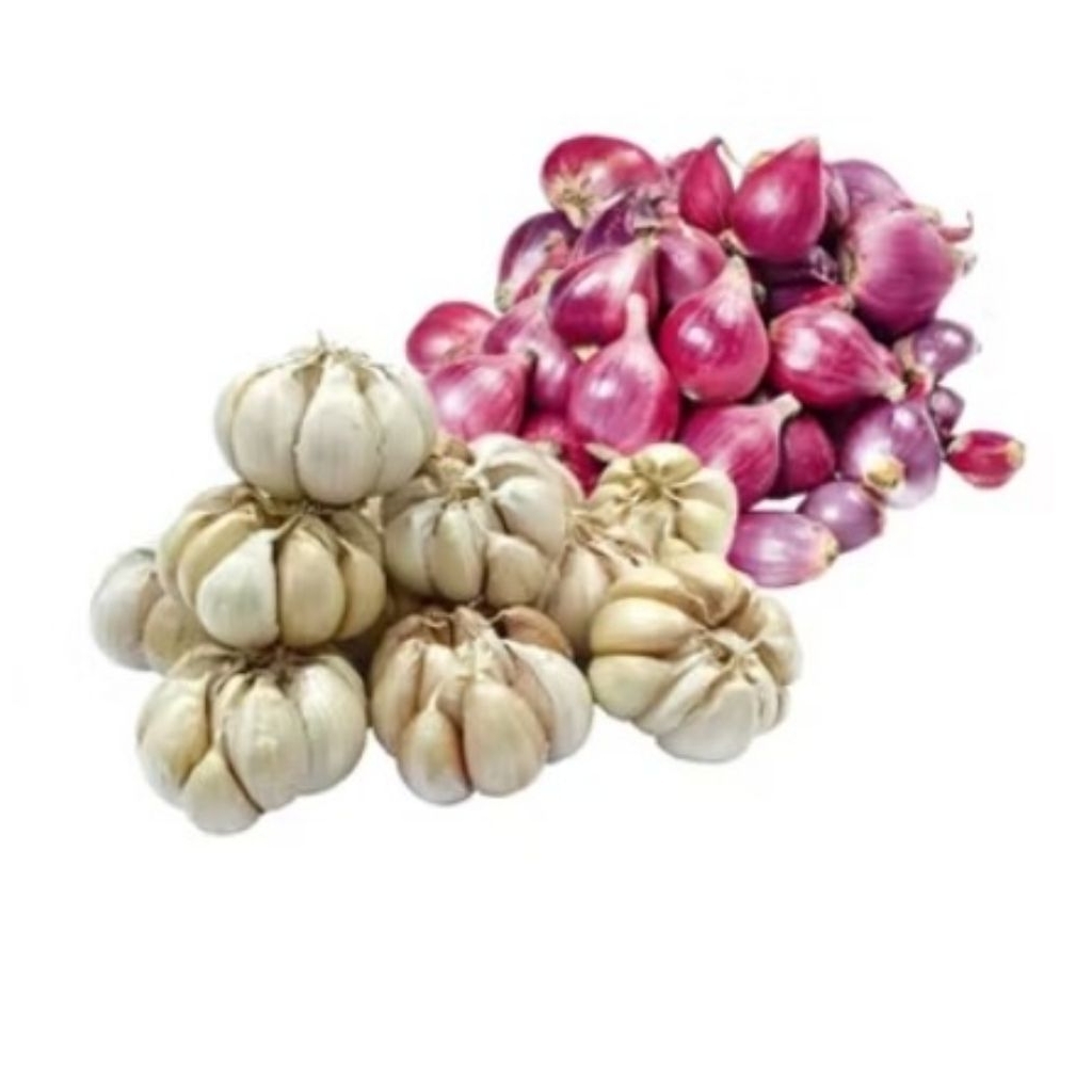 

Paket bawang merah + bawang putih..