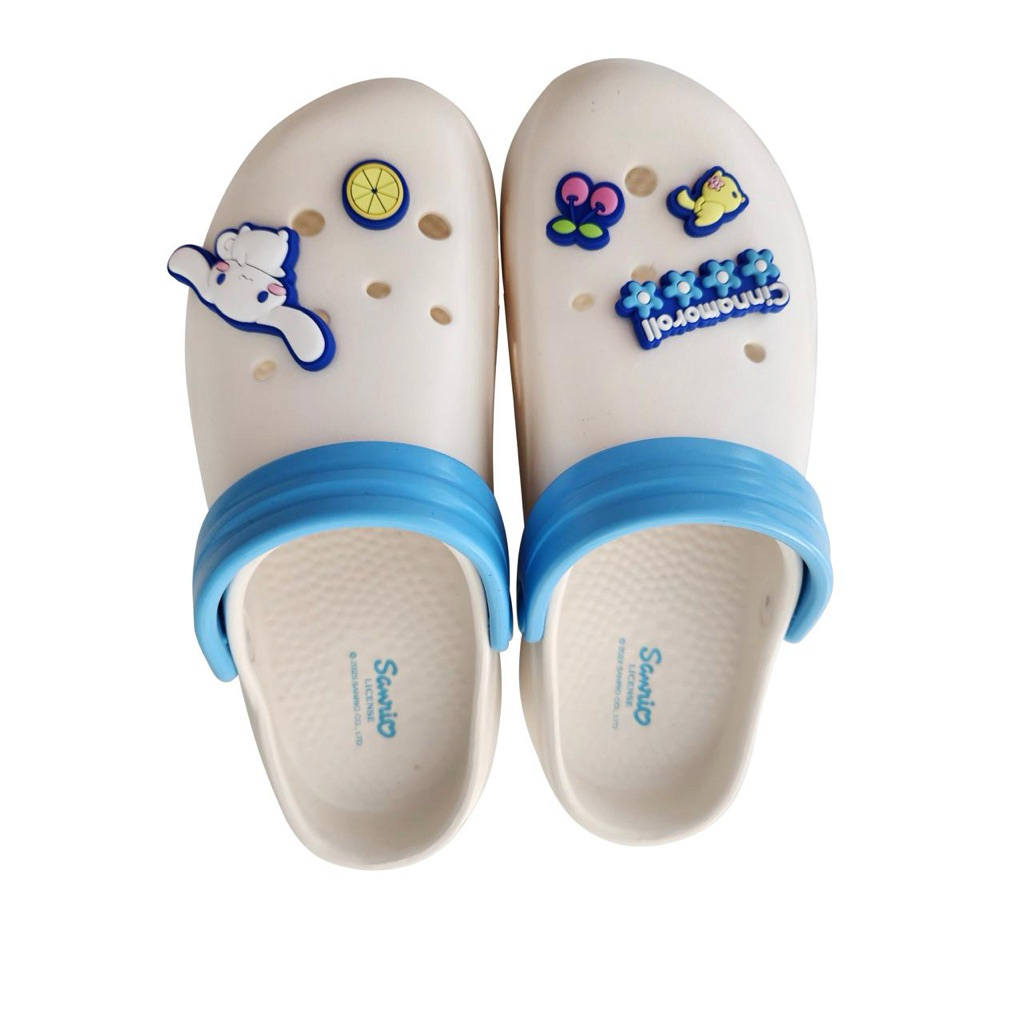 MINISO Cinnamoroll Floral Clogs Sandal Cinnamorol Sandal Miniso