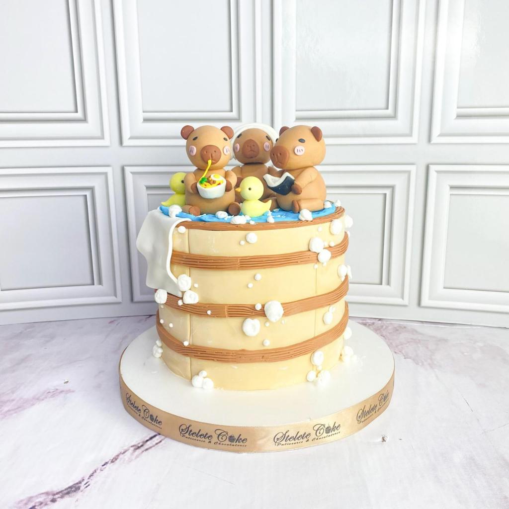 

Kue Ulang Tahun/Birthday Cake/Kue Ultah Tema Capybara/Kue Birthday Jakarta/Caoy Bara