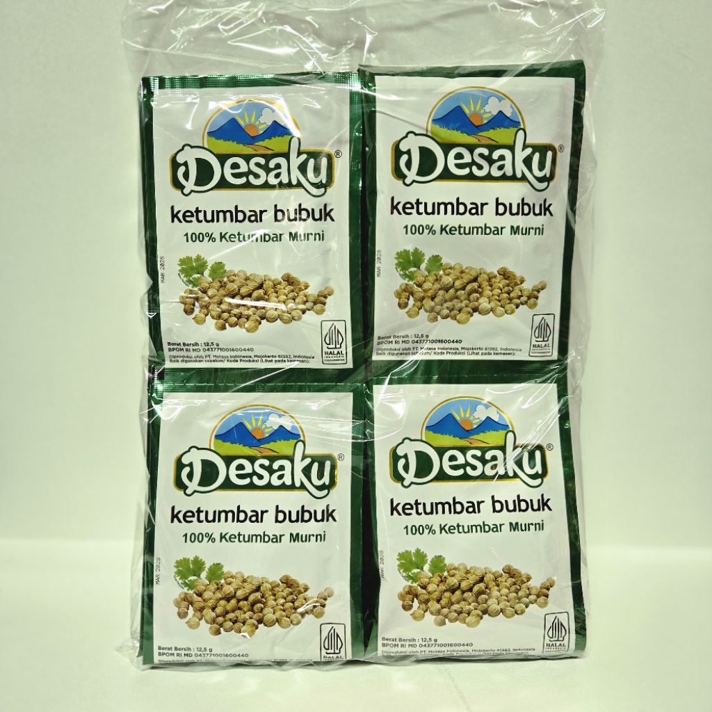 

Desaku bumbu halus ketumbar/ kunyit/ bawang putih / cabe bubuk / marinasi isi perpack silahkan liat di deskripsi produk