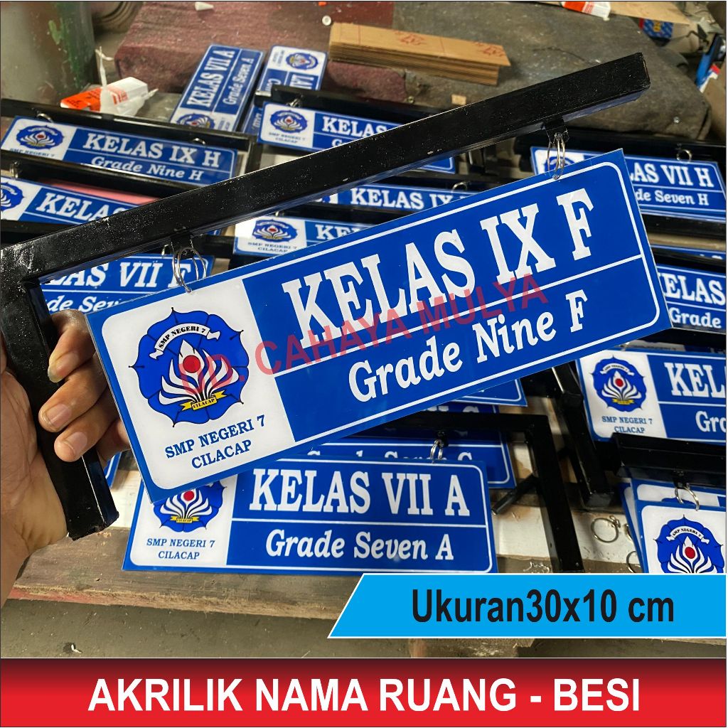 

Akrilik Nama Ruang Kelas/Sekolah/Kantor