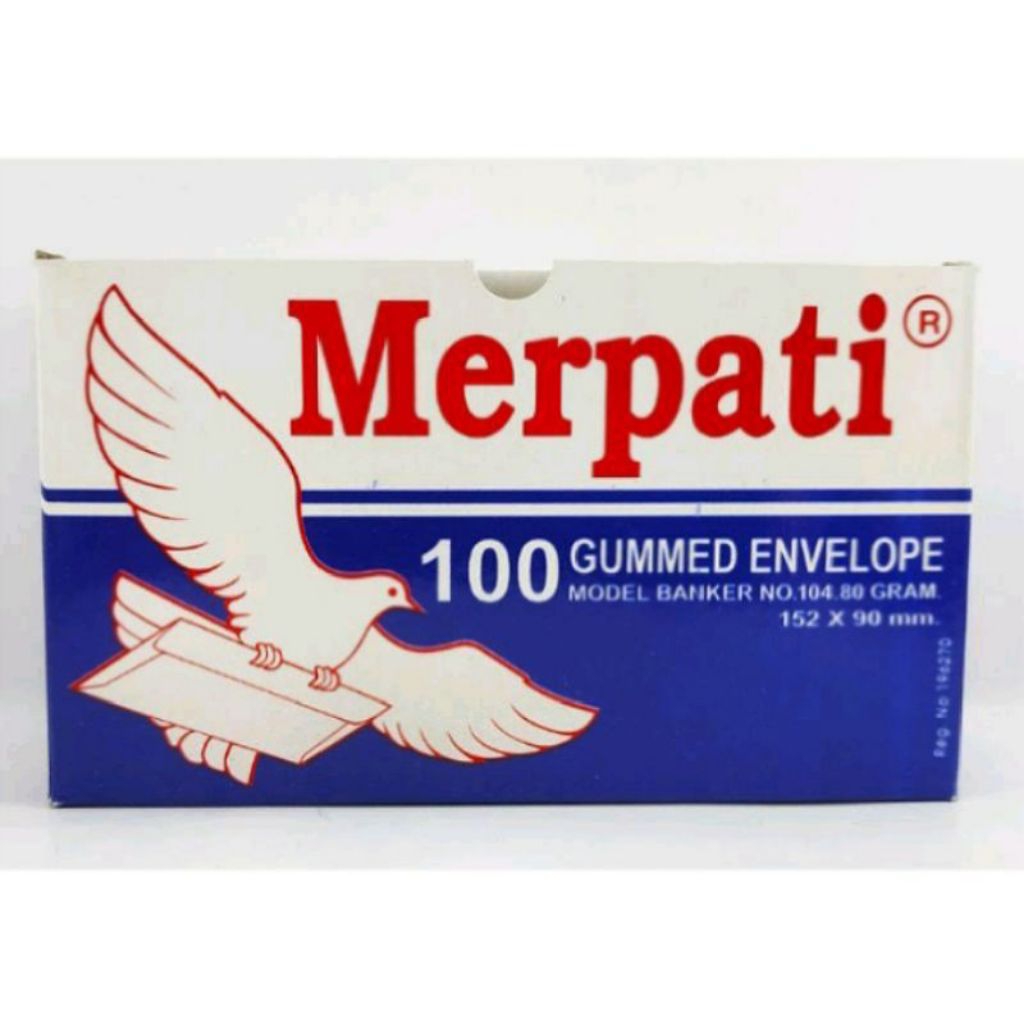

Merpati Amplop Tanggung 104 80gram amplop sedang tanpa perekat 100pcs