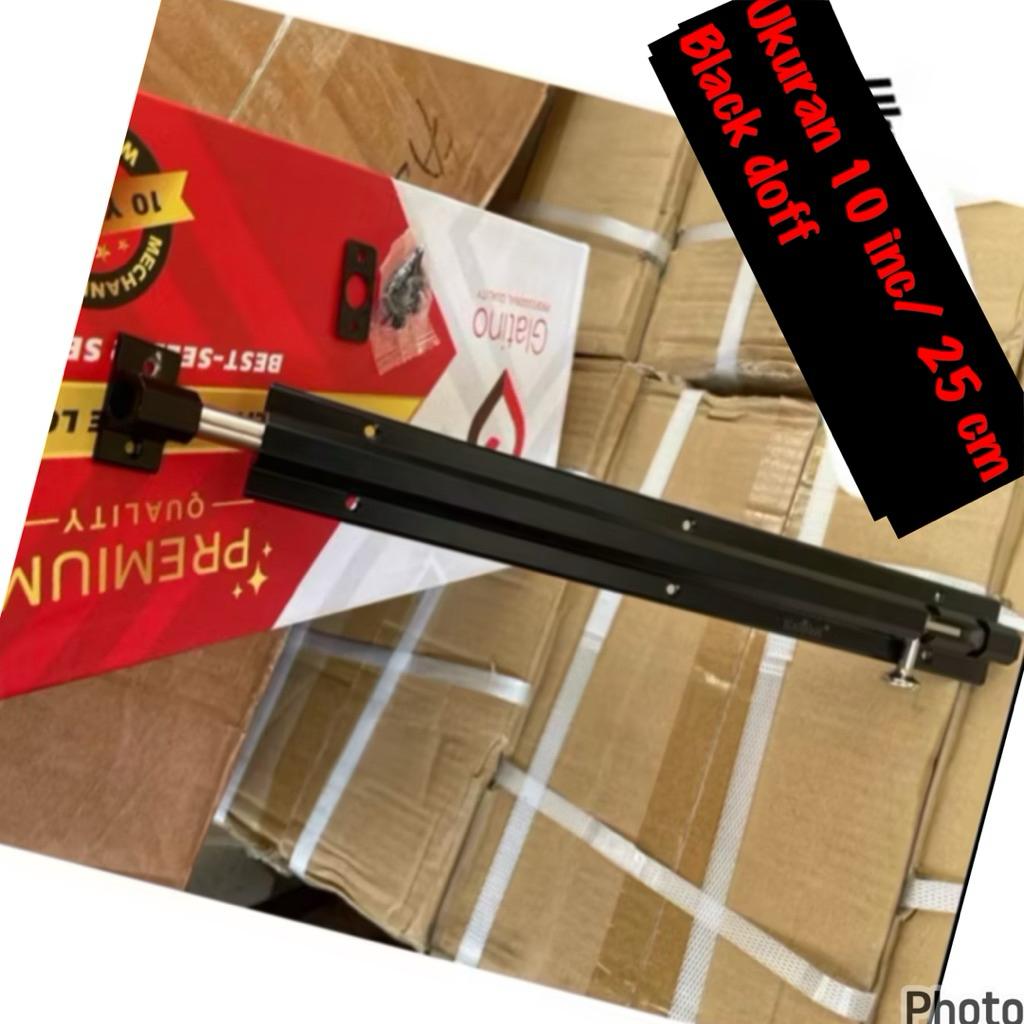 GRENDEL PINTU UKURAN 10 INC JUMBO ANTI KARAT SELOT PINTU PANJANG 10 INC/ 25 CM DOOR BOLT GRENDEL TEM