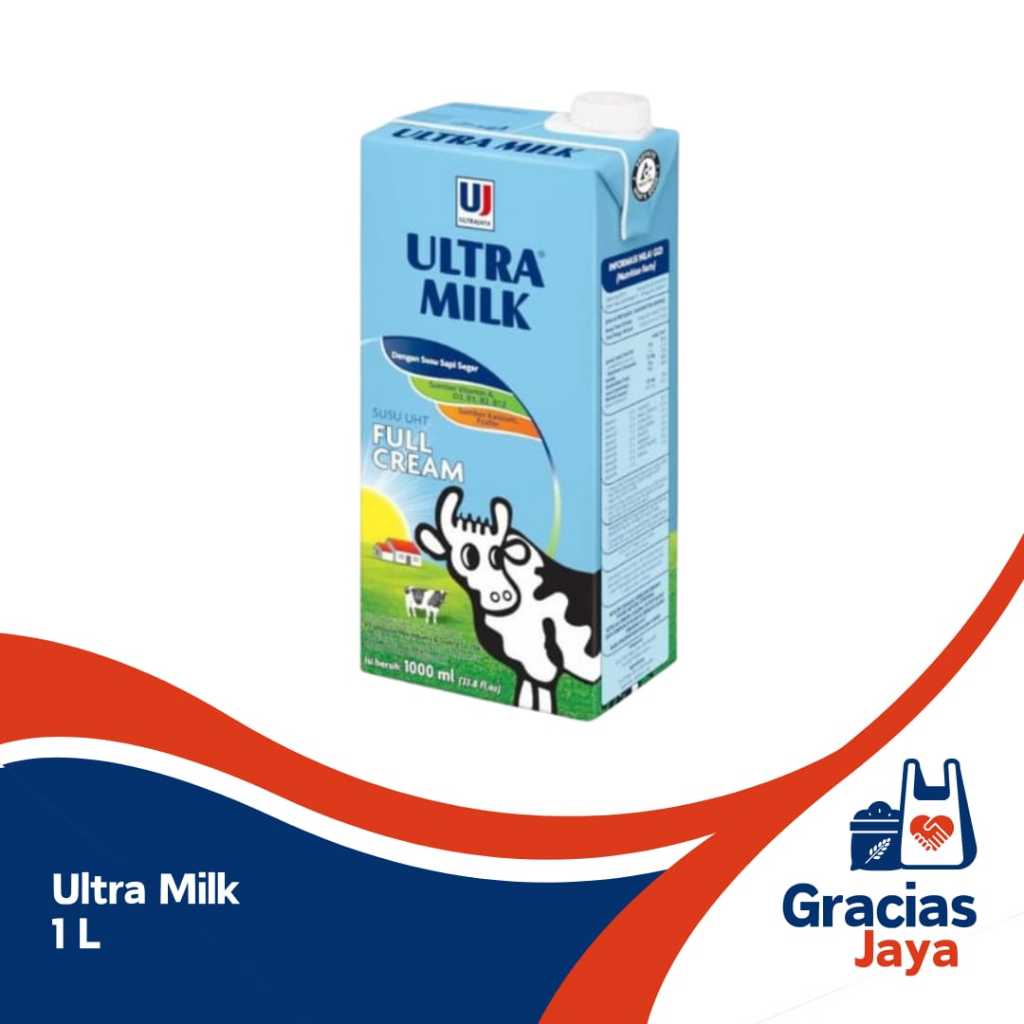 

Ultra Susu UHT Full cream 1 liter