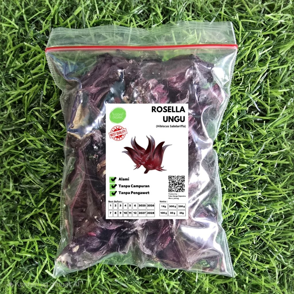 

Rosela Ungu 10gram Teh Bunga Rosella Herbal Diet