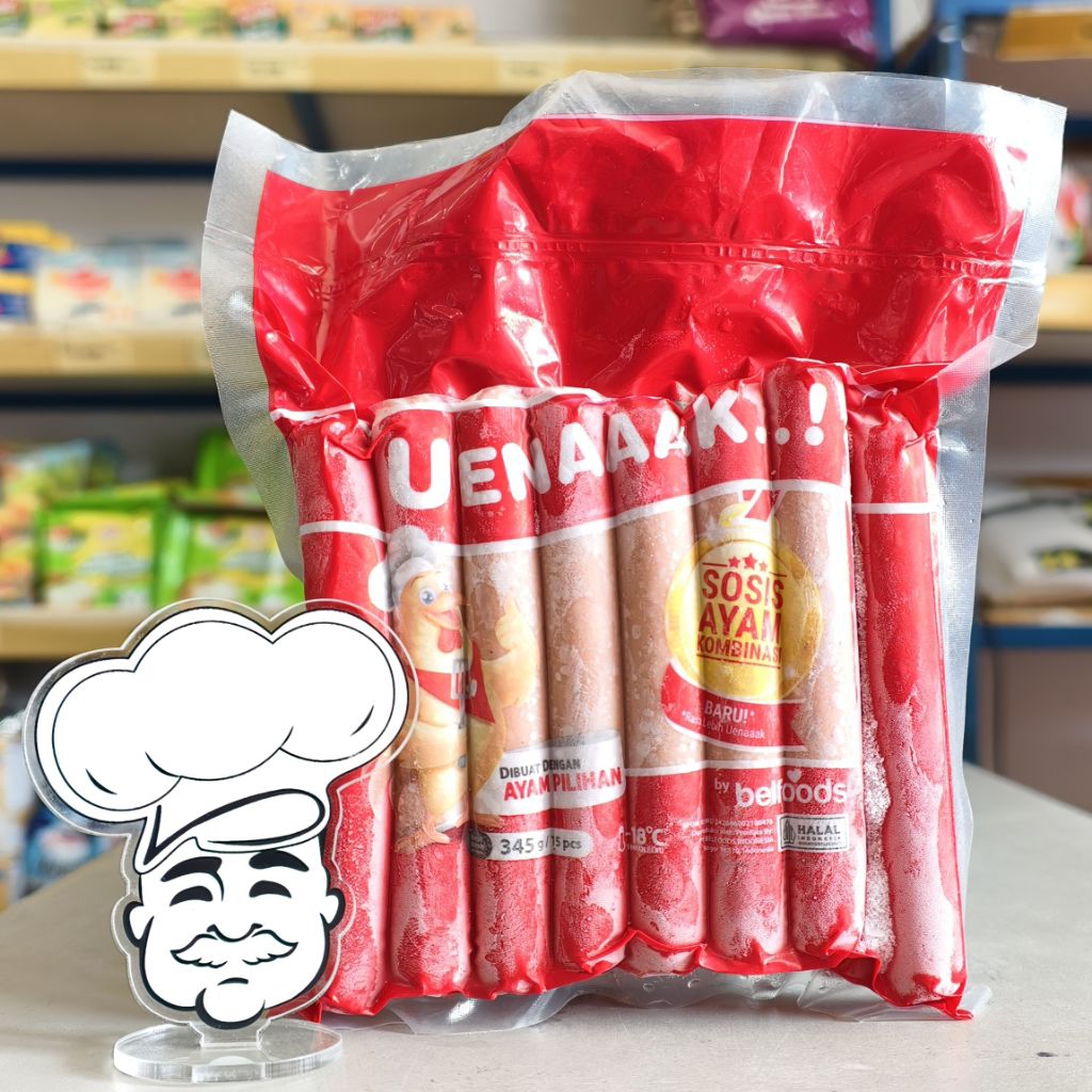 

Belfood Uenak Sosis Ayam 345Gr / Uenak Sosis Ayam 345Gr / Sosis Ayam 345Gr