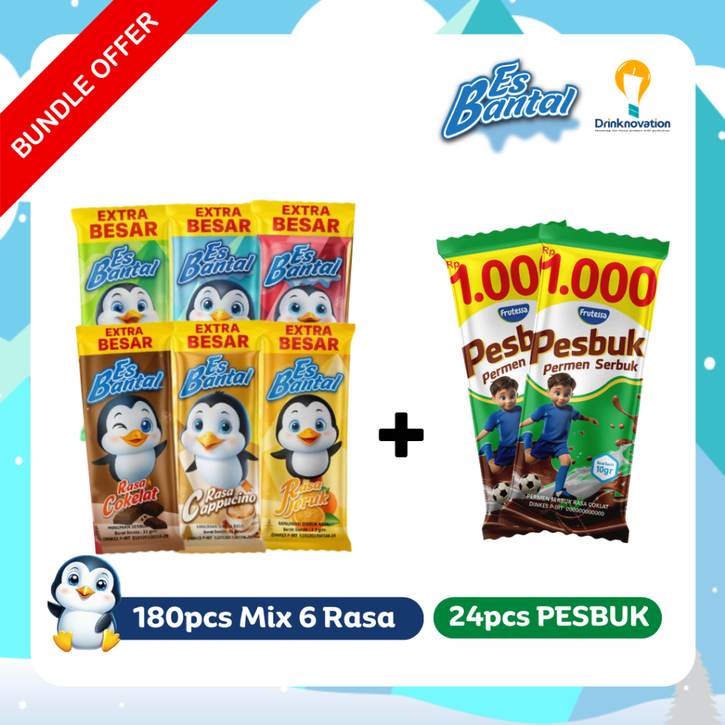 

[BUNDLING] 180pcs Es Bantal + 24pcs PESBUK