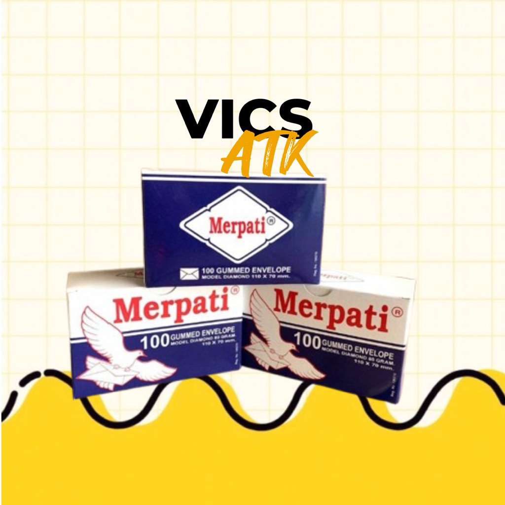 

Amplop Merpati Visit Putih Kecil (110 x 70 mm) 80 Gr Gsm 1 slop isi 5 pack