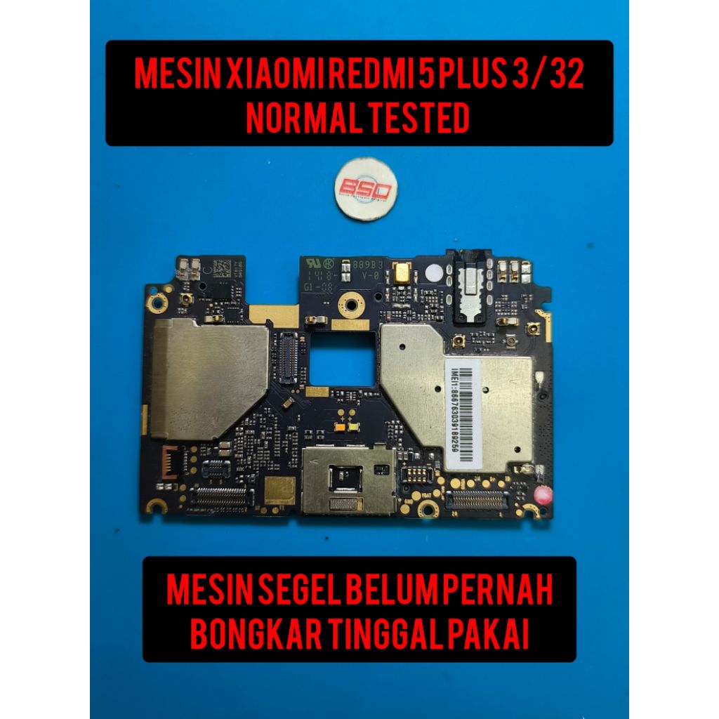 Mesin Xiaomi Redmi 5 Plus 3/32 Normal Tested