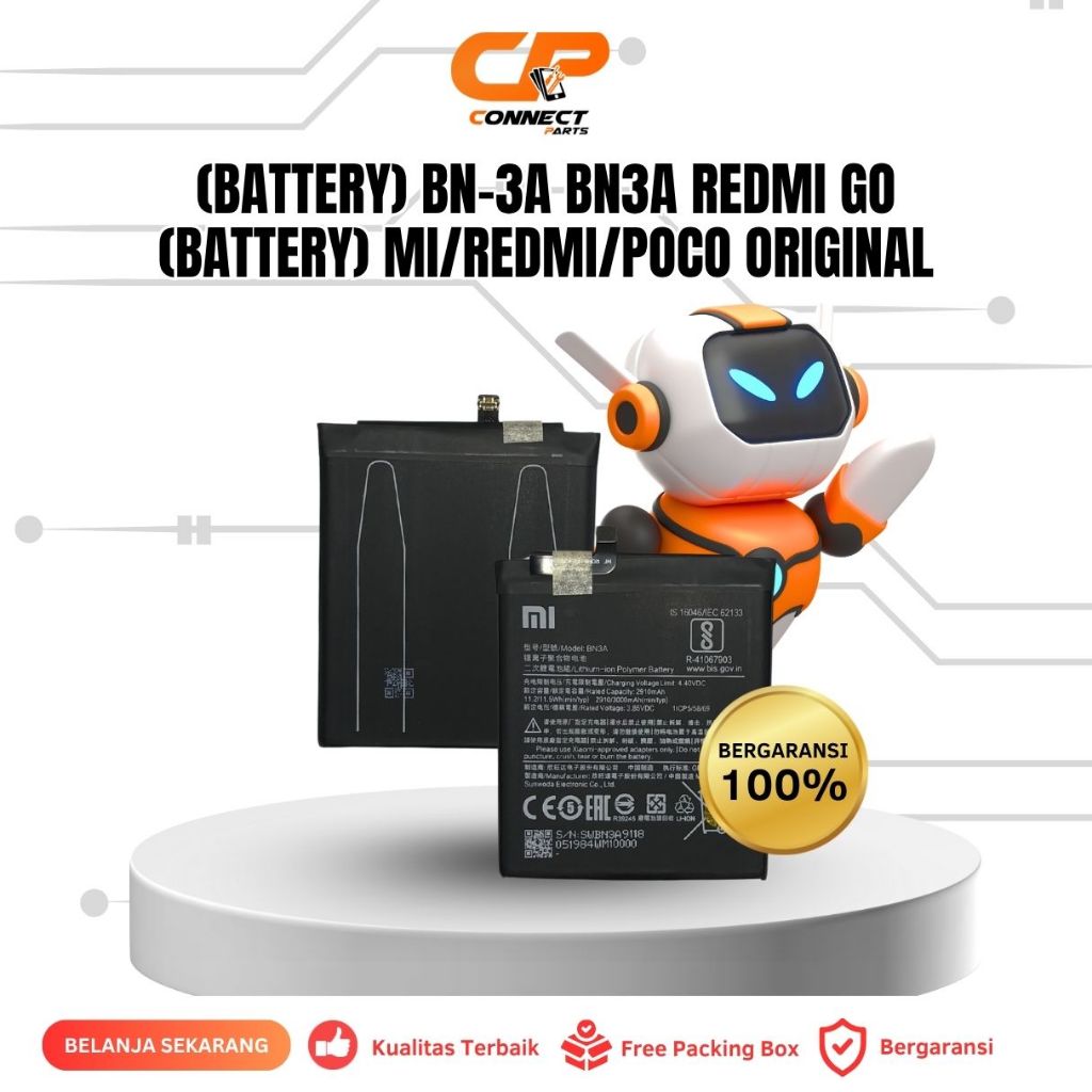 (BATTERY) BN-3A BN3A REDMI GO (BATTERY) MI/REDMI/POCO ORIGINAL