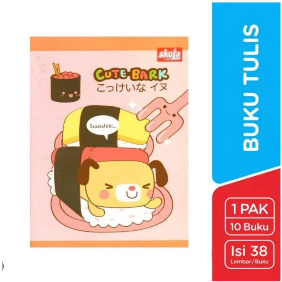 

Buku Tulis Skola by SIDU 38 Lembar Sinar Dunia Per Pack Isi 10 Pcs