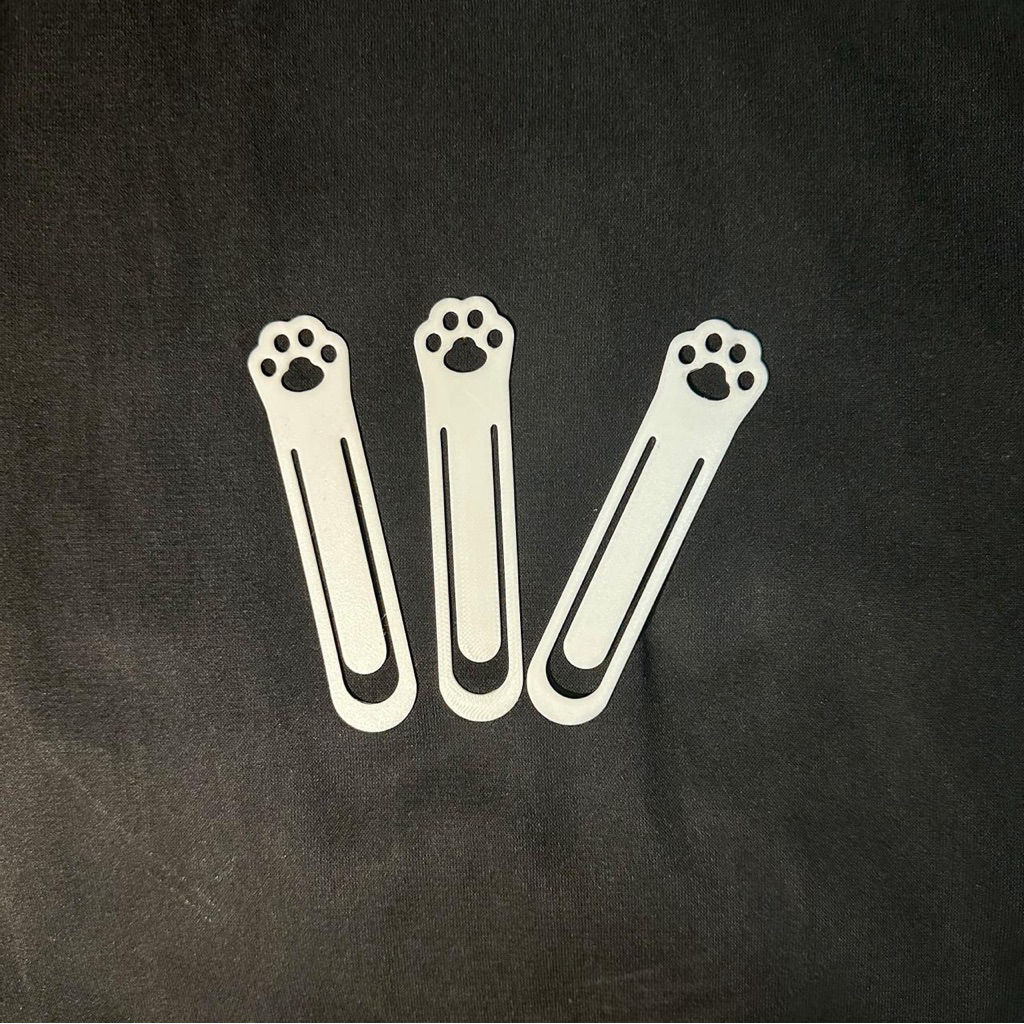 

Selipan Buku Lucu Model Kaki Kucing | Cat Paw Bookmark 3D Print