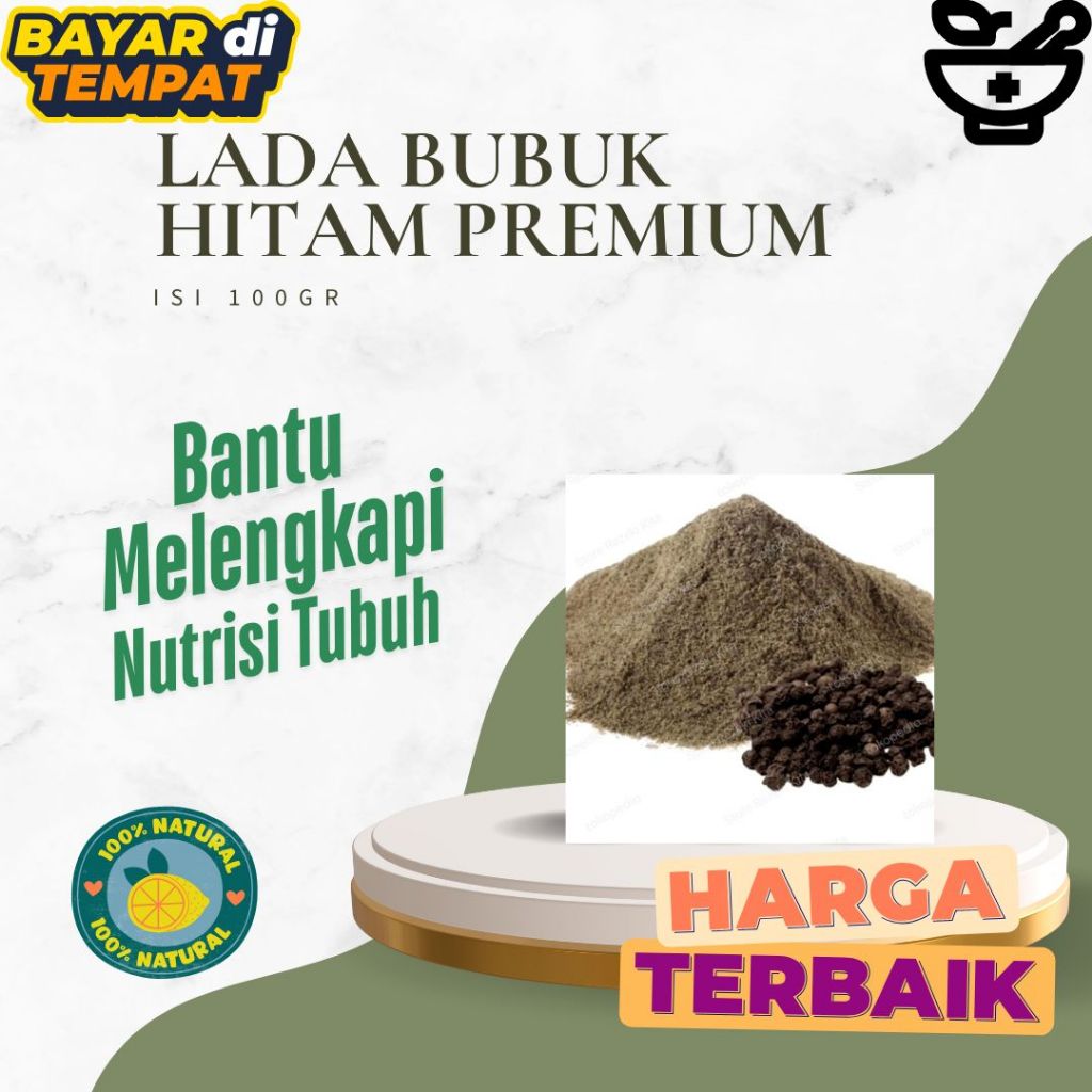 

Lada Hitam Halus 100gr - Cocok untuk Steak, Sup, Tumisan