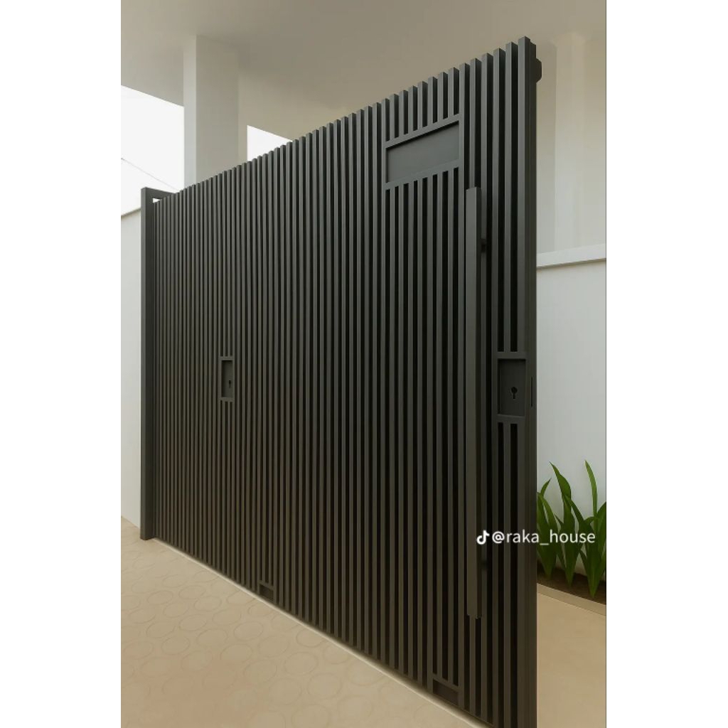 pagar minimalis holo galvanis cover plat