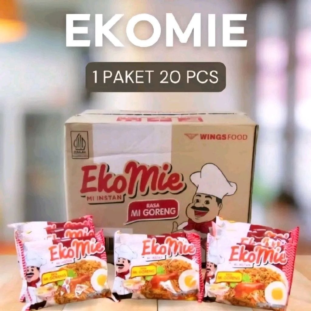 

Isi 20 Bungkus Ekomie Bumbu Mie Goreng Instan 60gr
