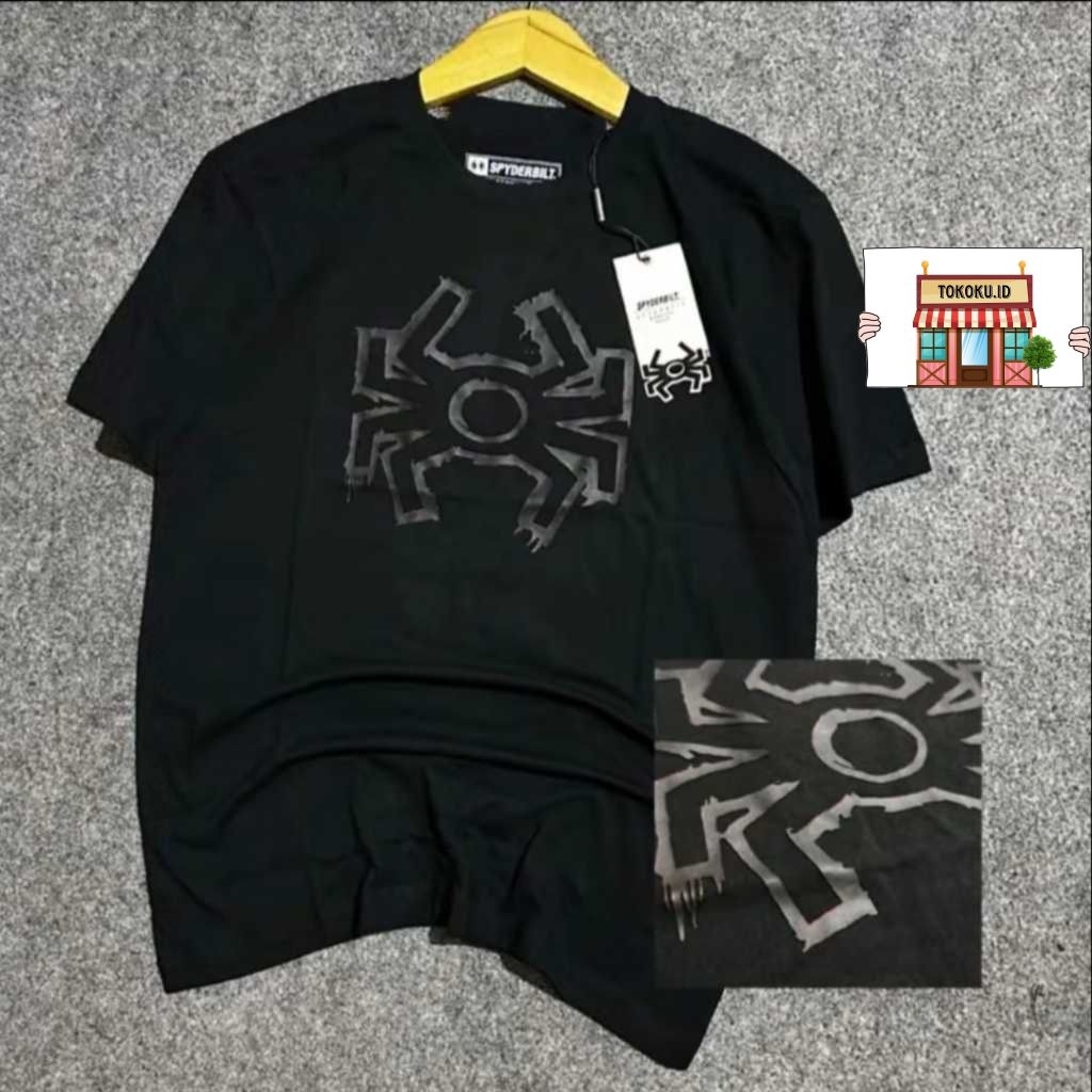 KAOS PRIA WANITA SPYDER LENGAN PENDEK BRANDED DISTRO ORI HD