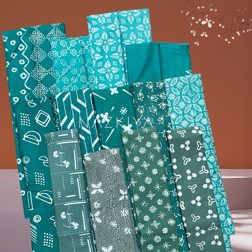 KAIN BATIK CAP - SERI WARNA HIJAU - TOSCA - NAZKIYA BATIK