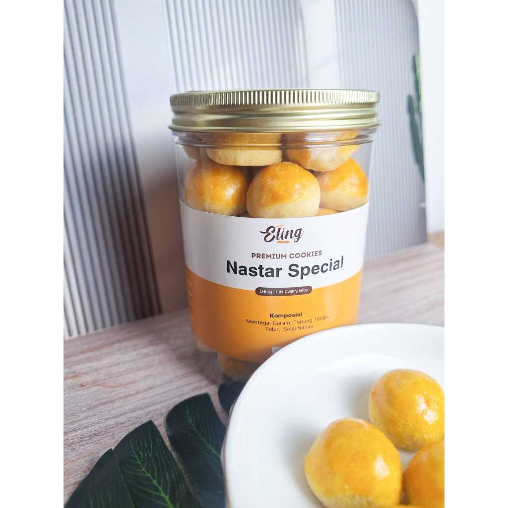 

Kue Kering Nastar Selai Nanas Pemium Butter 500Ml Enak Murah