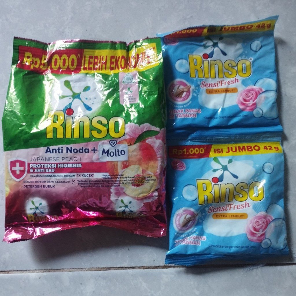 RINSO KEMASAN BUBUK 5000 AN / RINSO BUBUK 5000