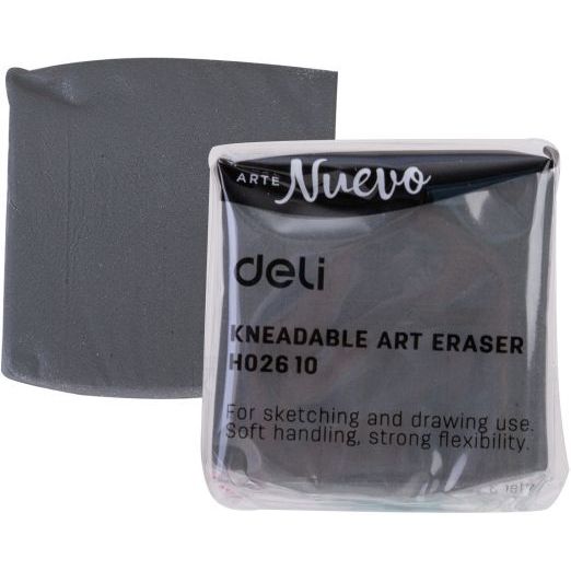 

[100%ORI/REAL PICT] Deli Kneadable Art Eraser H02610 – Penghapus Seni Bisa Dibentuk | Warna Abu Abu