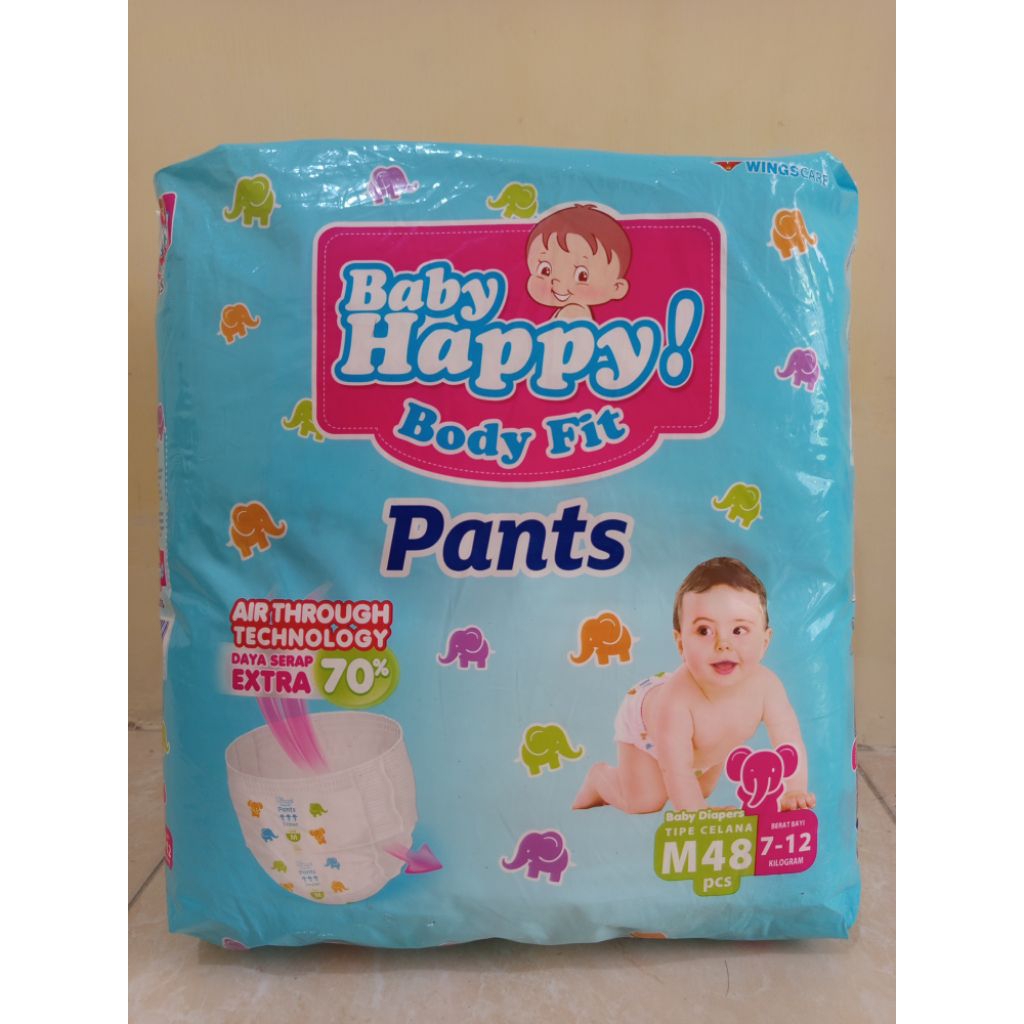 (2 BALL) BABY HAPPY PANTS POPOK BAYI TIPE CELANA