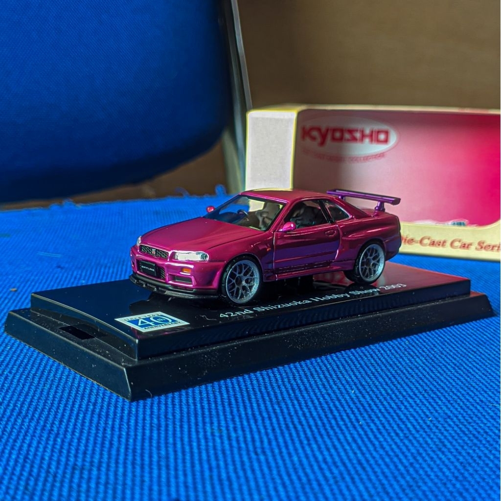 MAINAN MINIATUR DIECAST 1:64 KYOSHO EVENT R34 | BARANG LANGKA