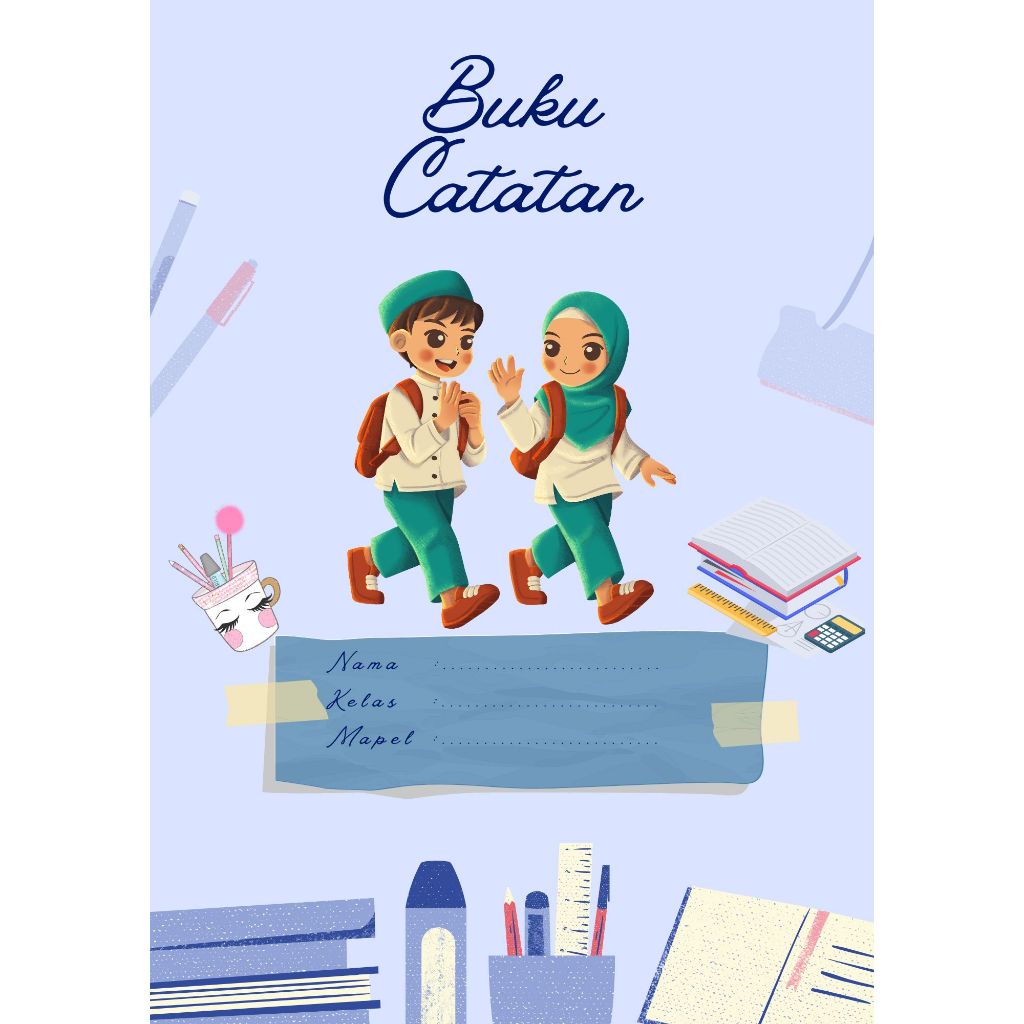 

Buku Tulis Custom A5 – Desain Minimalis Lucu Islami