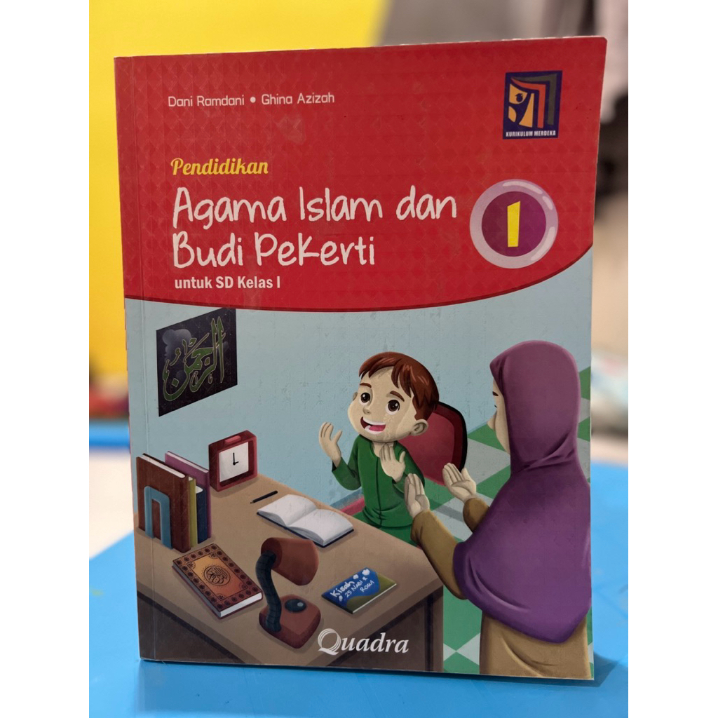 Buku Original Quadra Pendidikan Agama Islam & Budi Pekerti SD Kelas 1