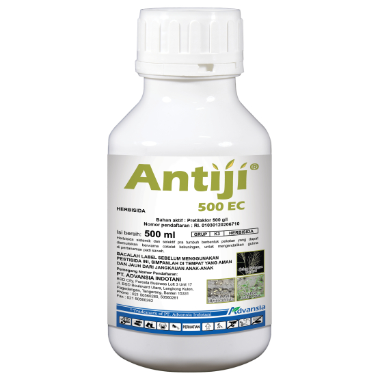 ANTIJI 500 EC - Kemasan 500ml - Herbisida Pra Tumbuh ADVANSIA
