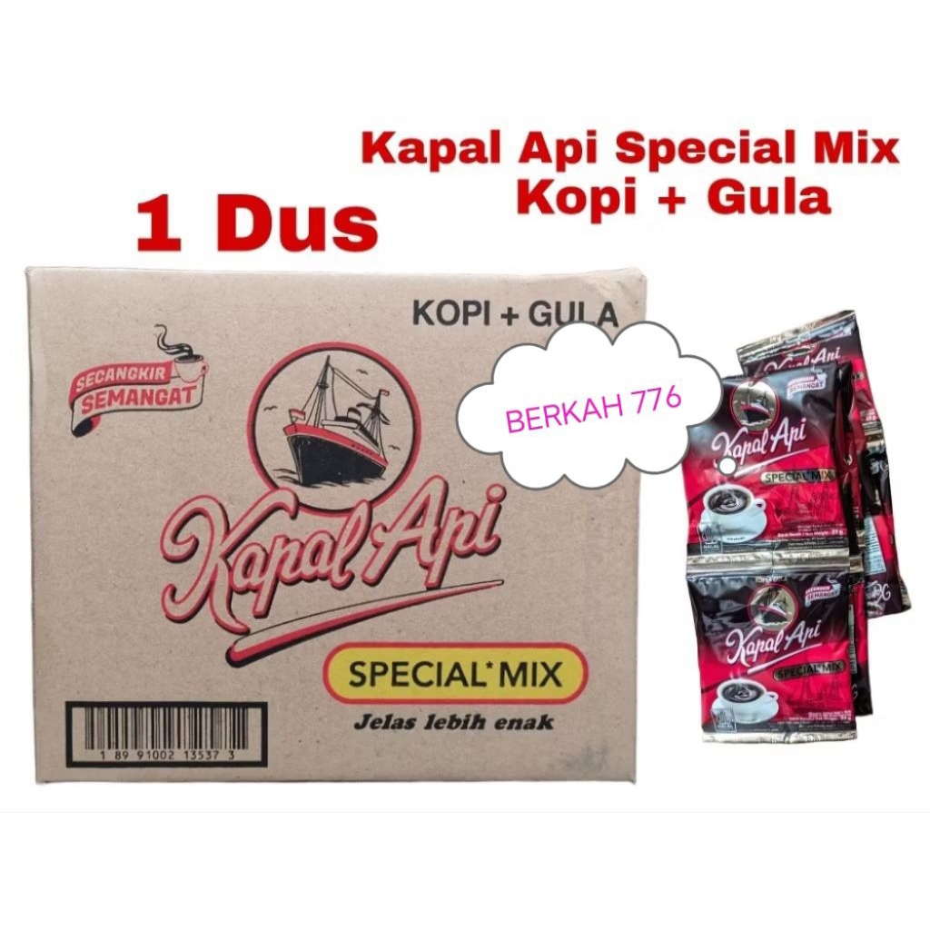 

Kopi kapal api special mix 1 Dus 120 sachet, 23 gr
