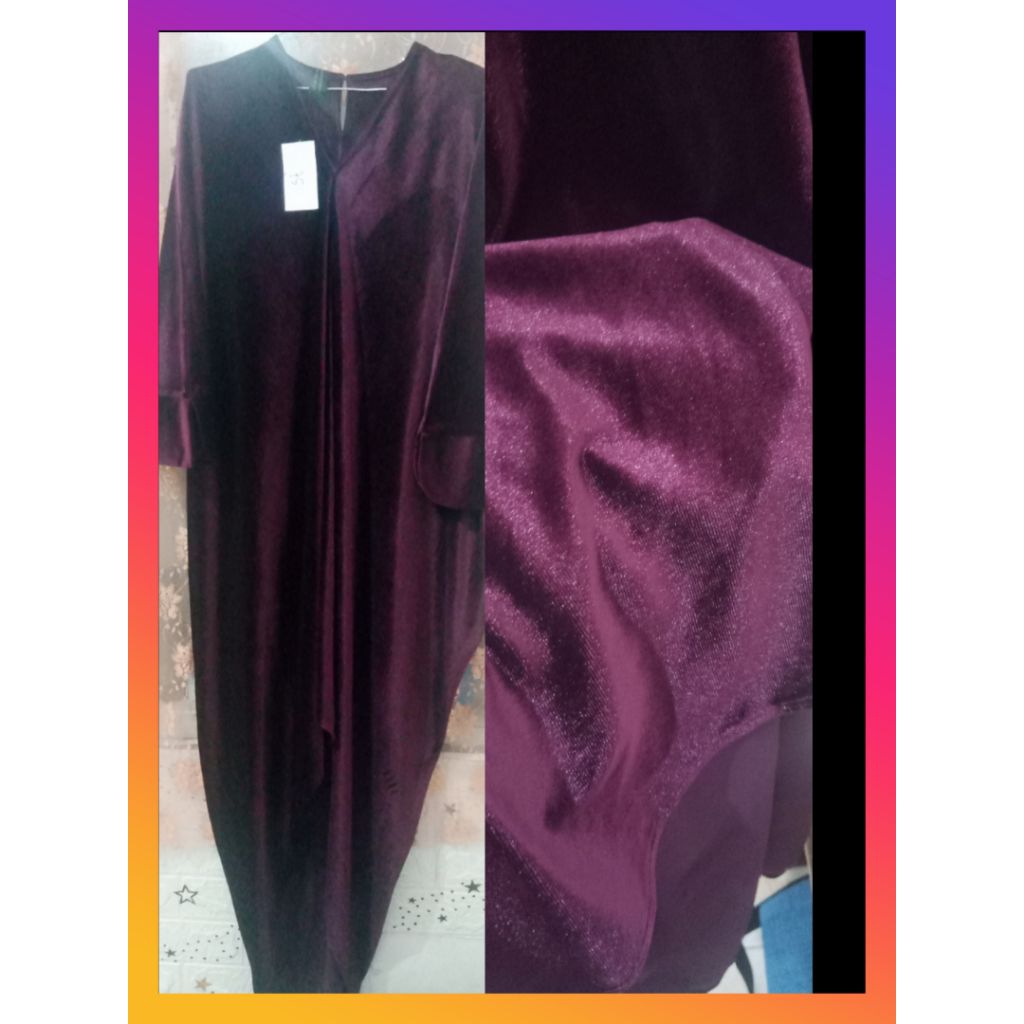 gamis bludru