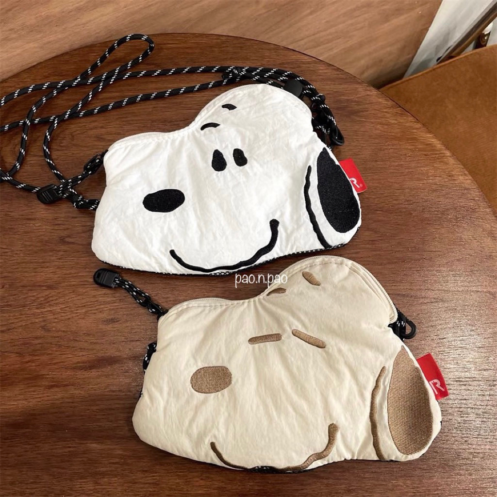 Ready.cod.Pao&Pao-Snoopy tas selempang-korea sling bag-tas kecil-tas mini-tas hp-tas korea-tas lucu-