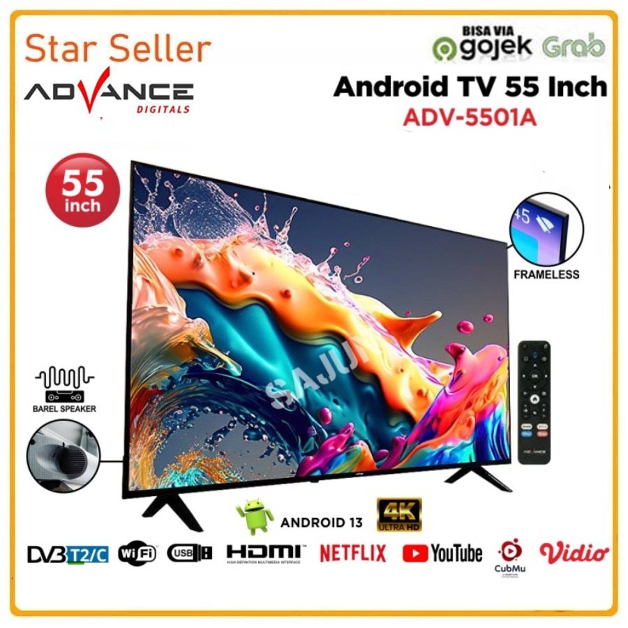 Advance Android TV LED 24/32/43/55 inch Android tv & Digital Tv